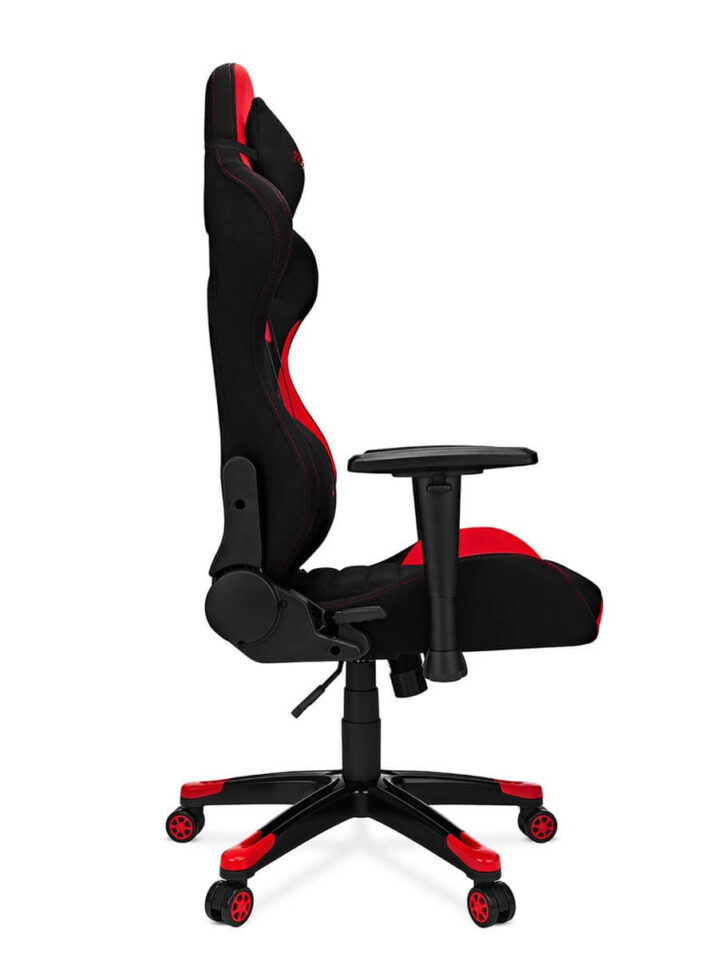fotel pro-gamer aguri plus czerwony materiał