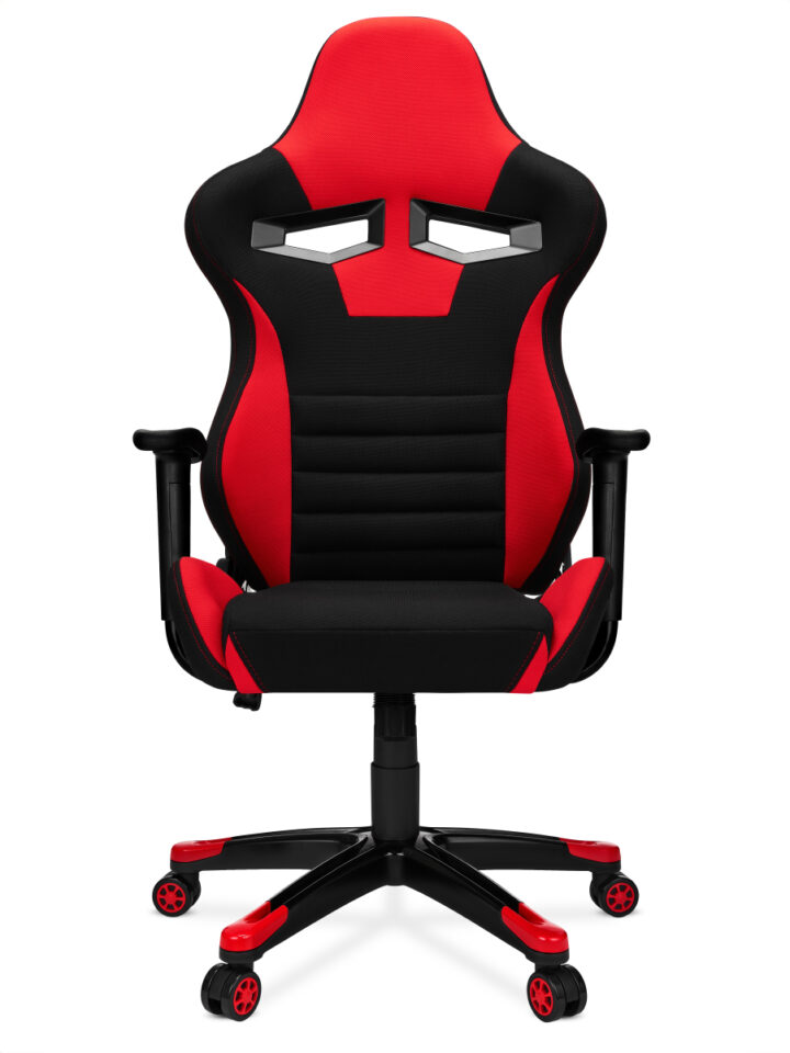 Fotel gamingowy AGURI+ Tkanina Czerwony