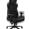 Fotel gamingowy YUMISU 2052 Tkanina BLACK/BLACK