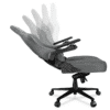 Fotel gamingowy YUMISU 2049 Tkanina CLOUD/BLACK