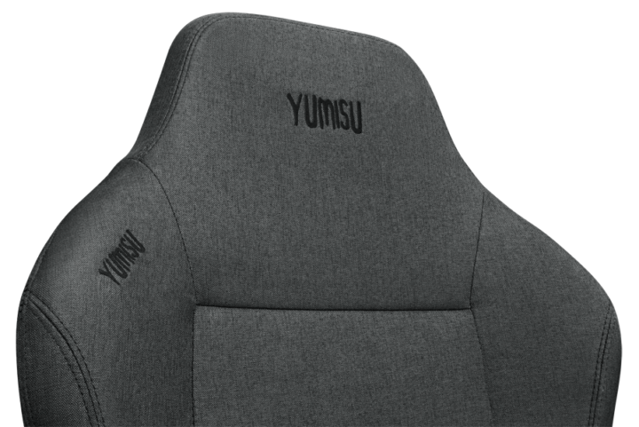 Fotel gamingowy YUMISU 2054 Magnetic Tkanina GRAY/BLACK