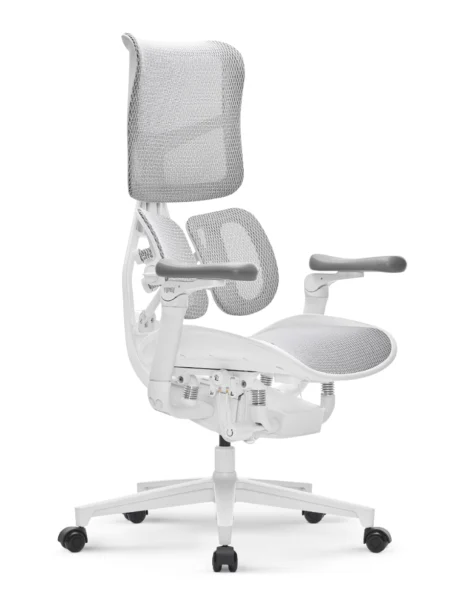 Fotel Ergonomiczny Biurowy YUMISU 1010 Tkanina WHITE